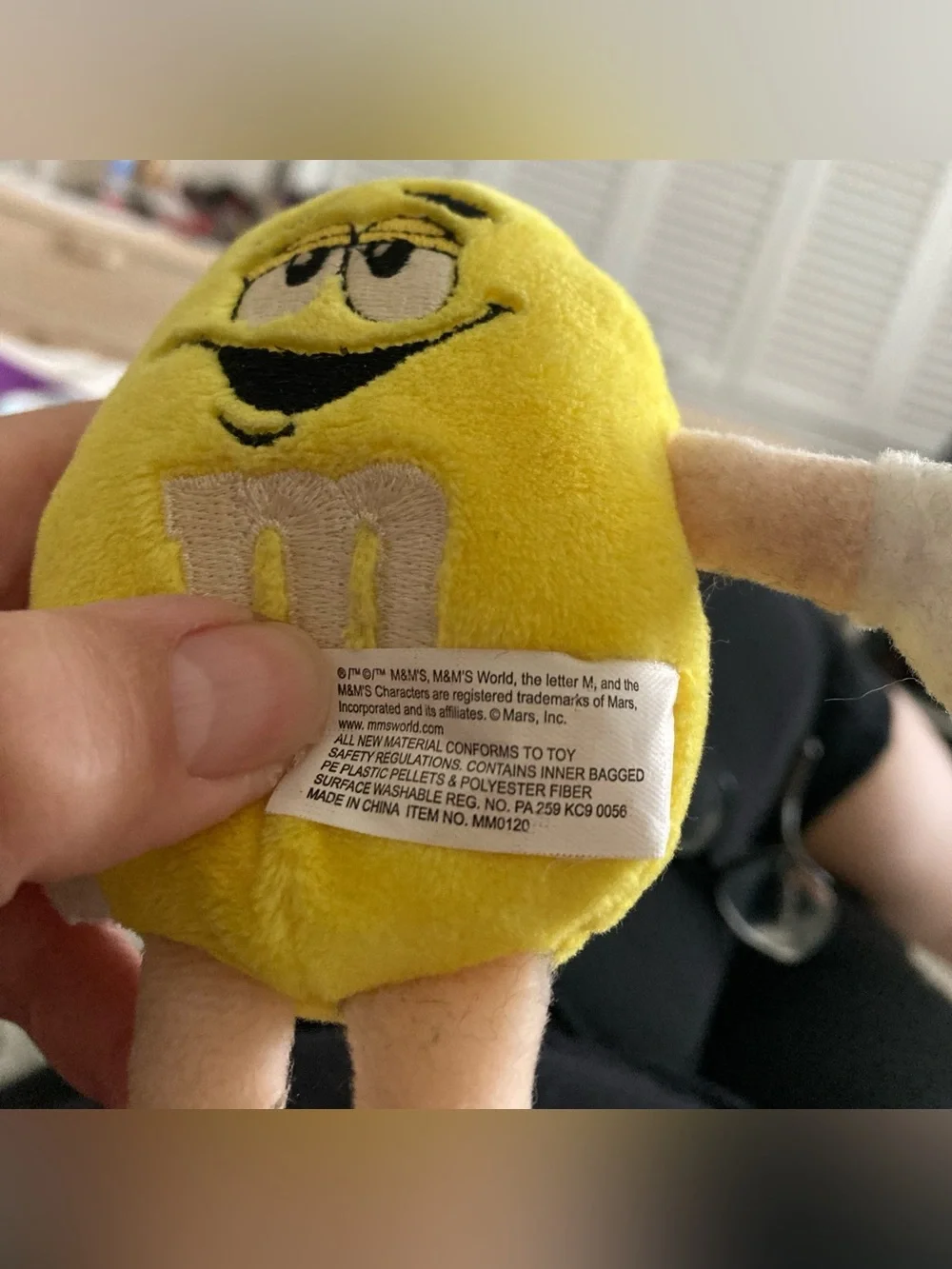 M&M'S World Yellow Character toy